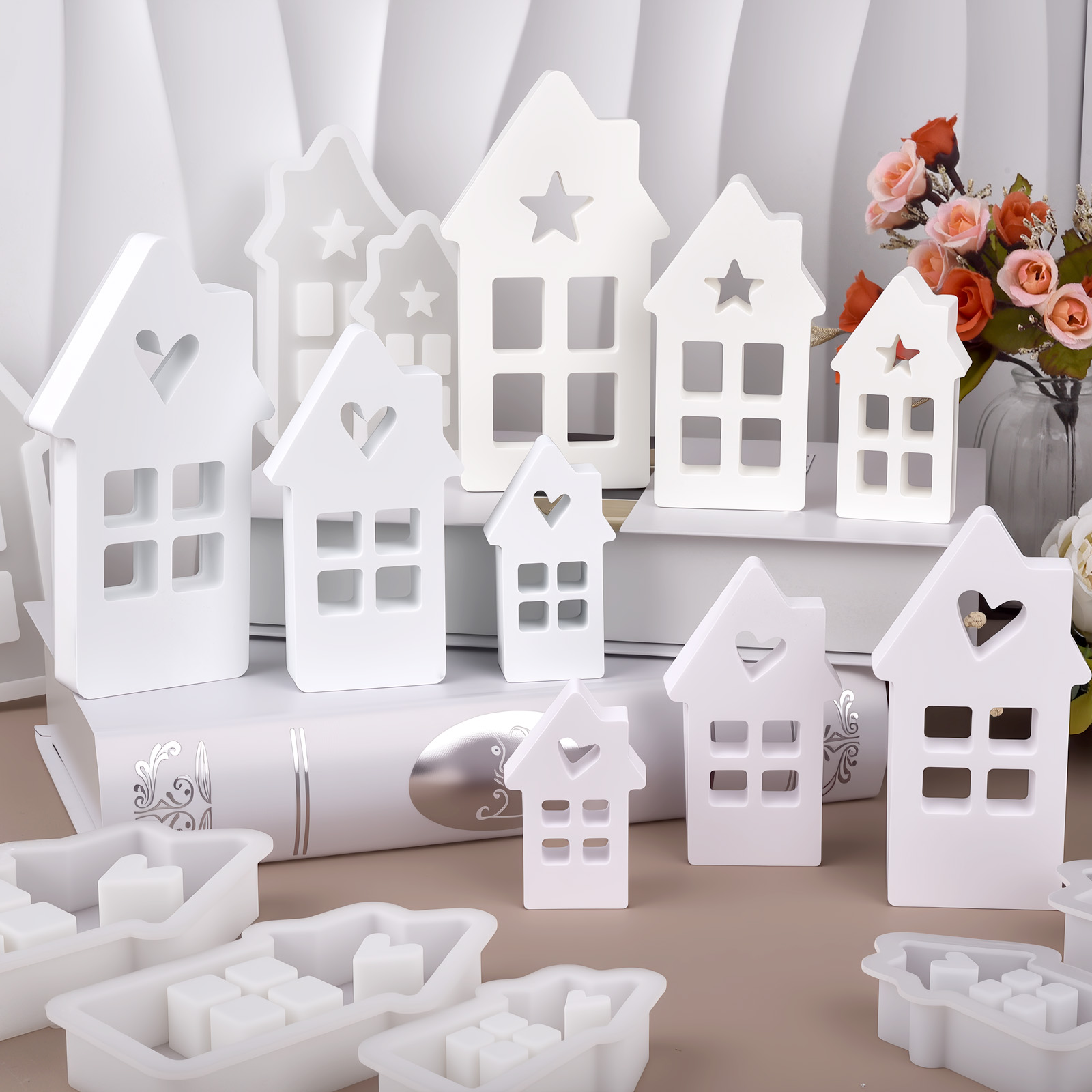 Lighting Decor House - نجمة القلب البيت قوالب السيليكون ضوء
