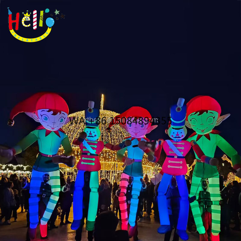 Decor Lighting The Parade - دمية قزم عملاقة قابلة للنفخ ومضاءة