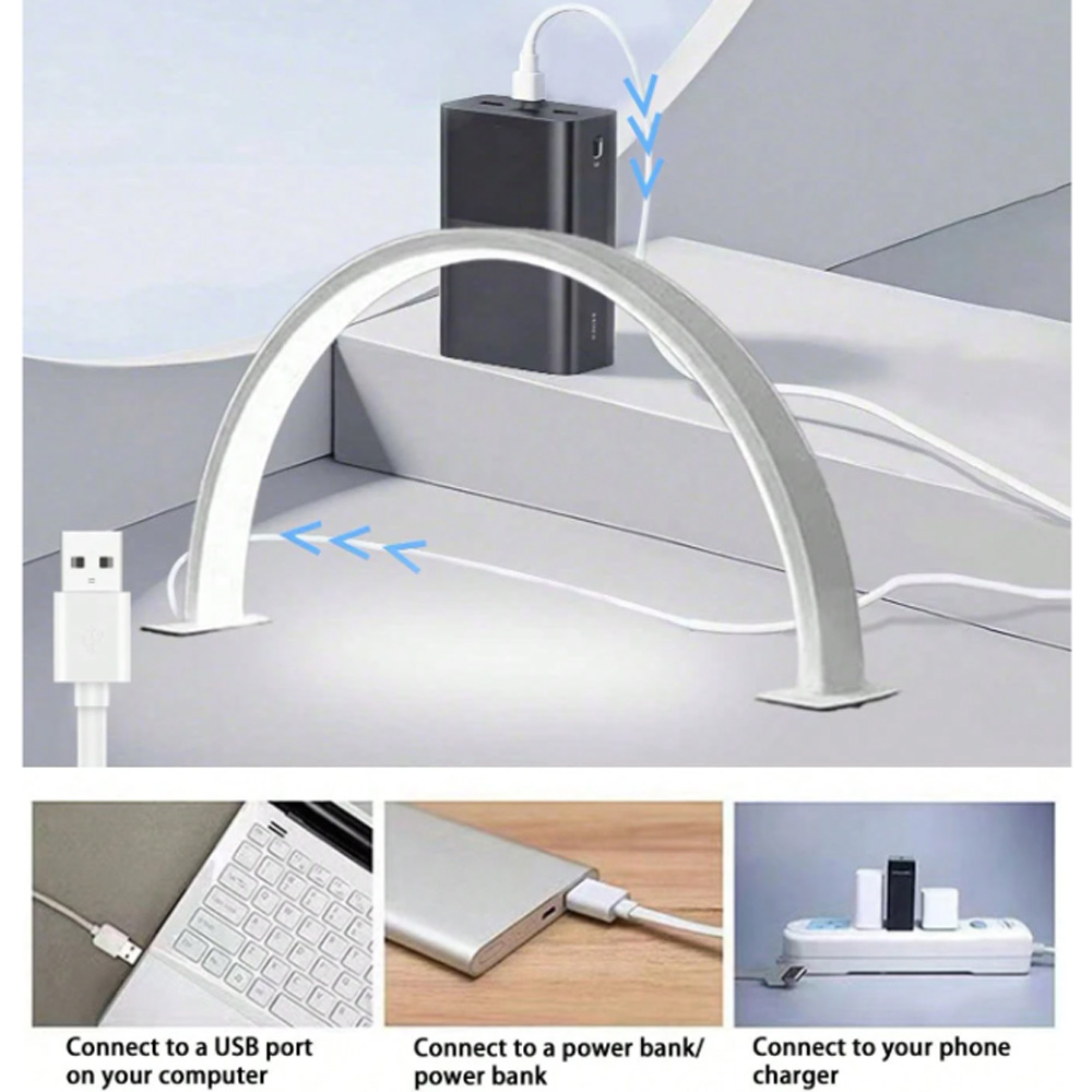 Led Moon Lamp - مصباح أظافر 40/66 سم، إضاءة LED