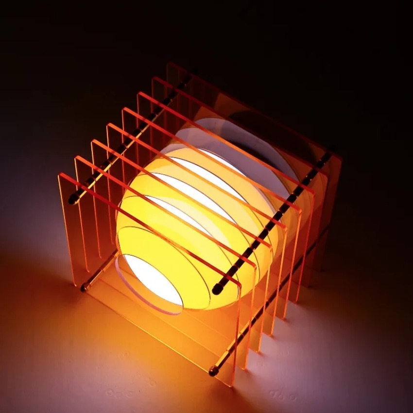 Led Moon Lamp - مصباح القمر DIY من الأكريليك متعدد