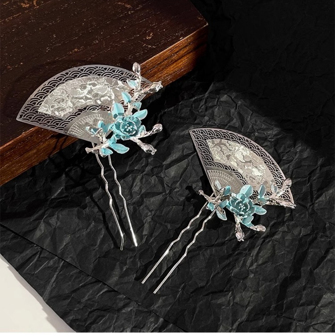 Decor Lighting Fans - دبوس شعر جديد على شكل مروحة