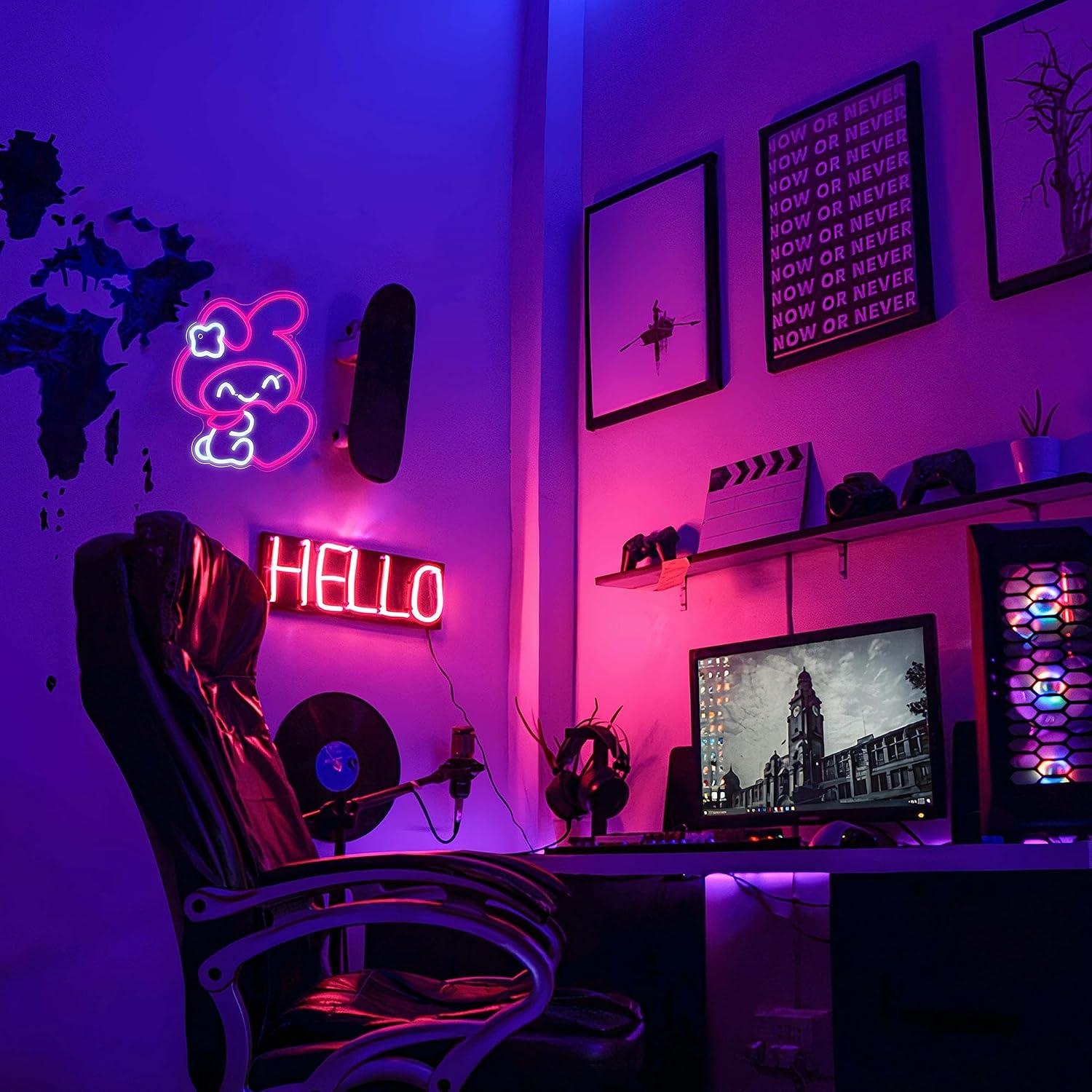 لافتة نيون أنمي يابانية، أضواء - مراجعة Decor Lighting Fans وسعره