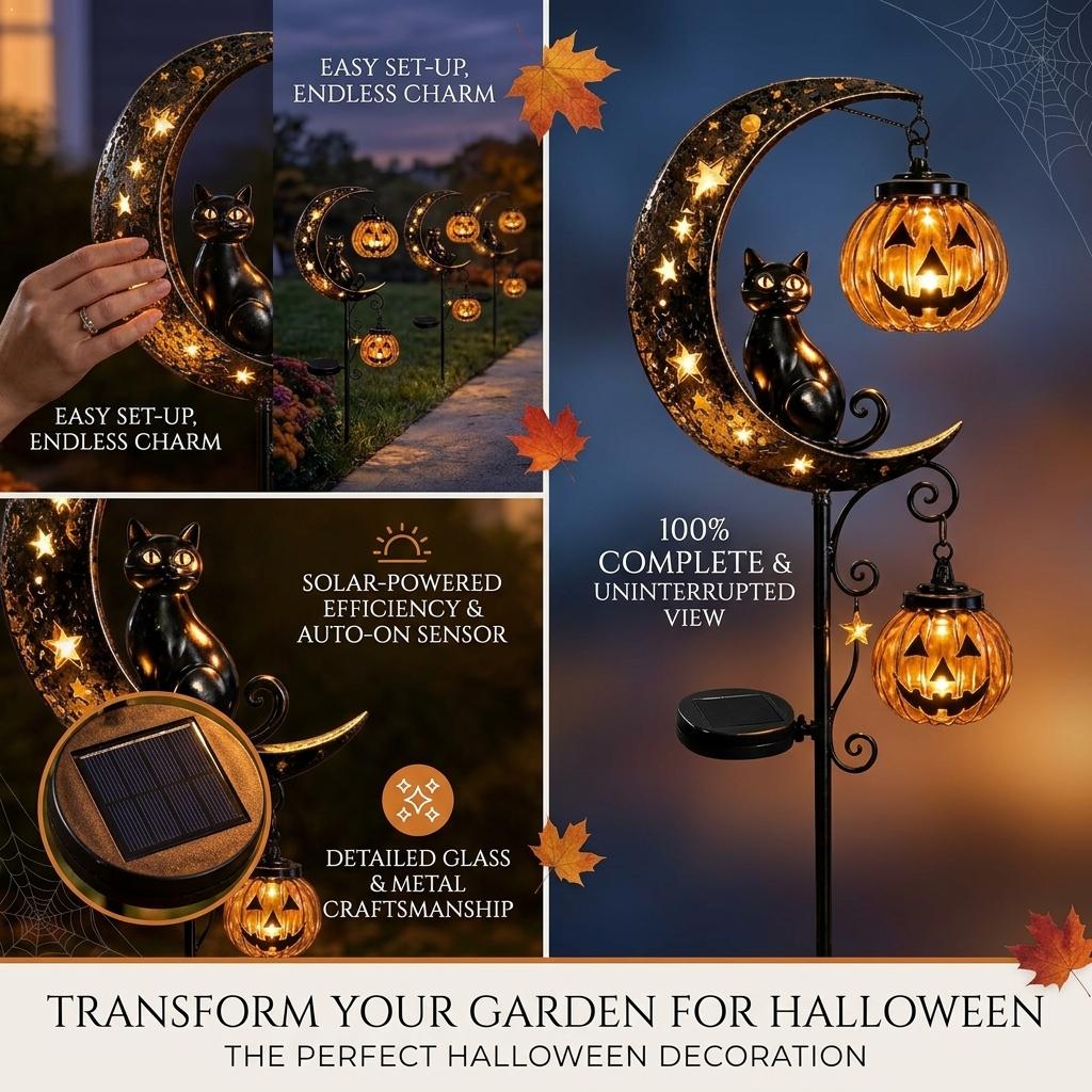 مصباح أرضي على شكل قطة سوداء و - مراجعة Led Moon Lamp وسعره