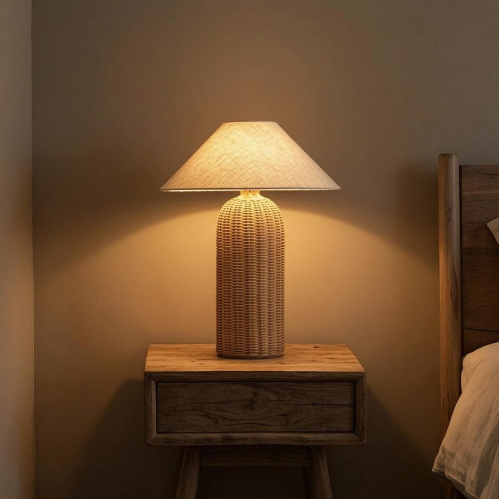 مصباح طاولة جانبي بقاعدة من ال - مراجعة Lighting Decor For Bedroom وسعره