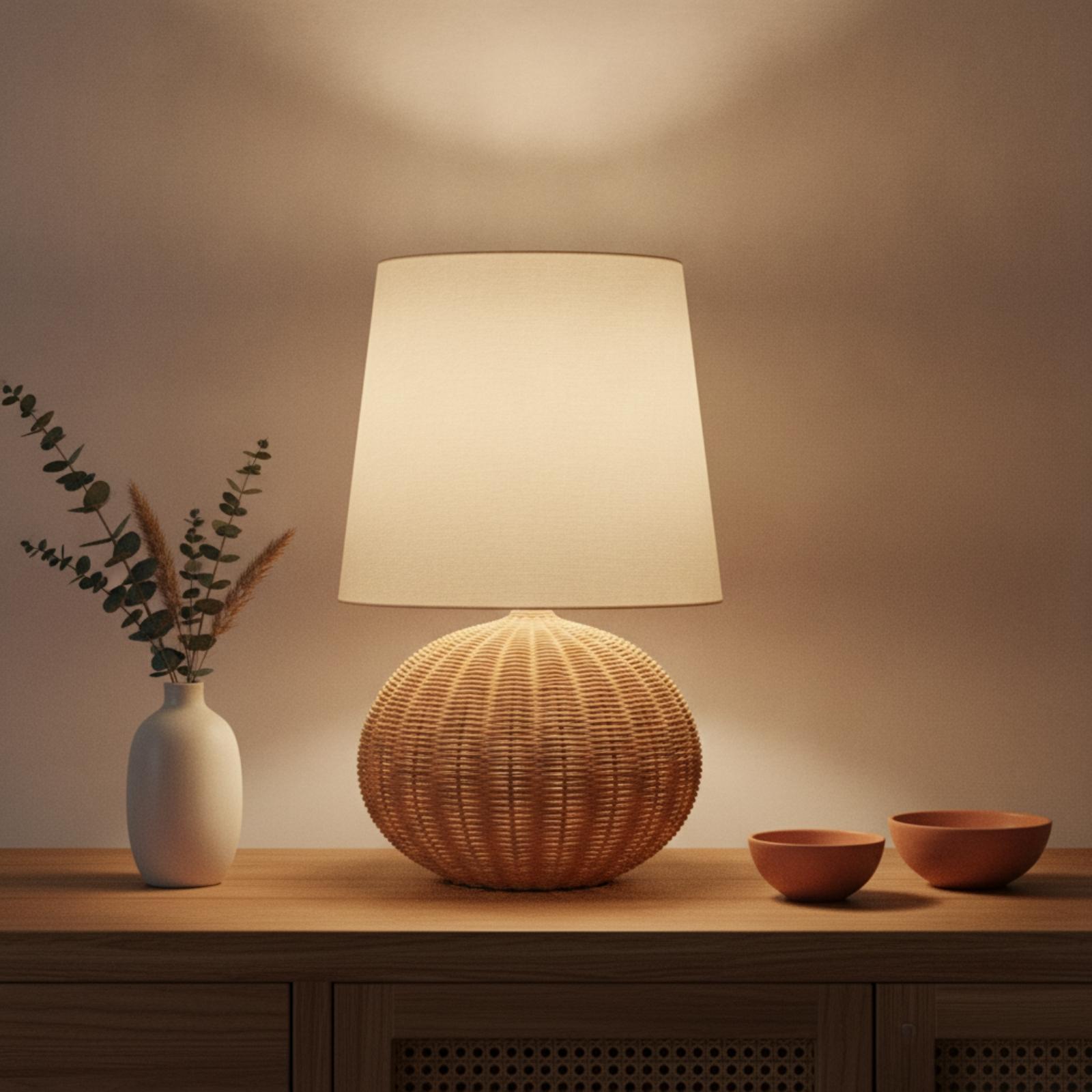 مصباح طاولة جانبي بقاعدة من ال - مراجعة Lighting Decor For Bedroom وسعره