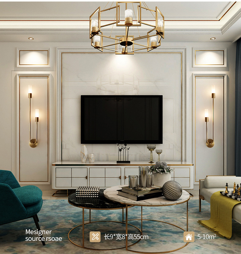 مصباح جداري عصري بتصميم إسكندن - مراجعة Lighting Decor For Bedroom وسعره