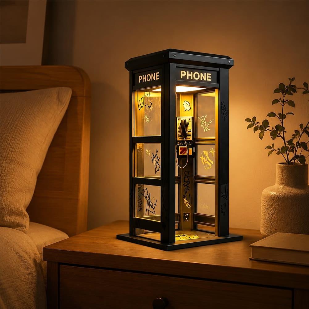 مصباح طاولة على شكل كشك هاتف ل - مراجعة Lighting Decor For Bedroom وسعره