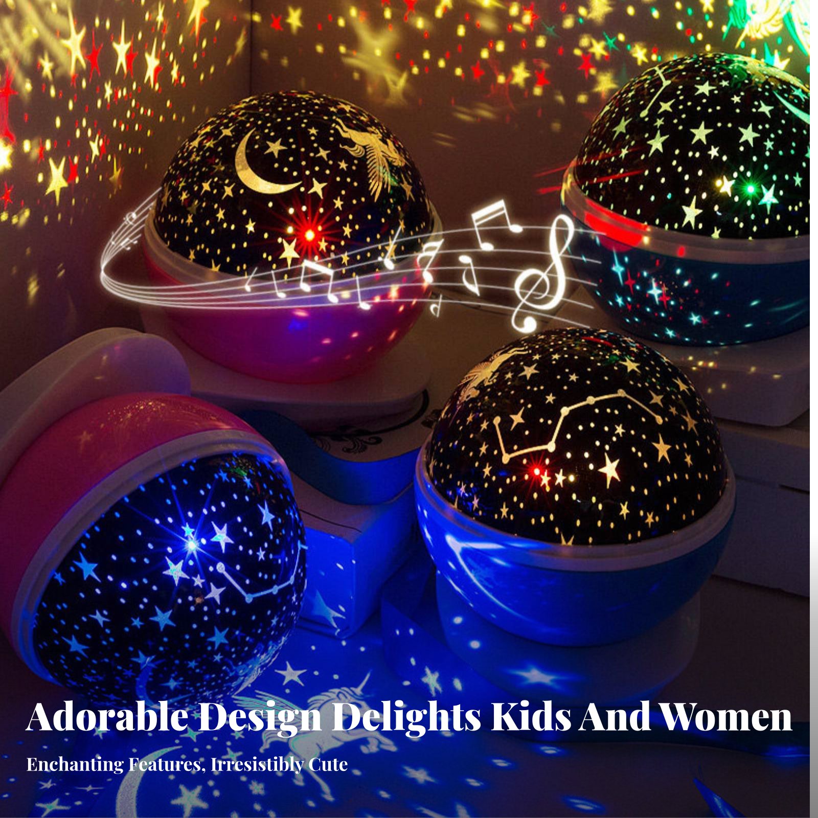 جهاز عرض ضوئي للنجوم مع تأثير  - مراجعة Lighting Decor For Bedroom وسعره