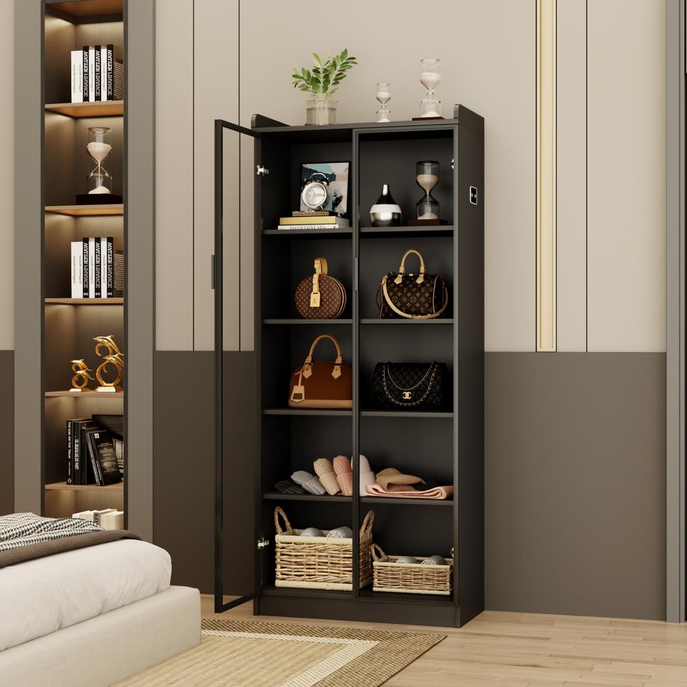 خزانة عرض برفوف قابلة للتعديل، - مراجعة Lighting & Home Decor Studio وسعره