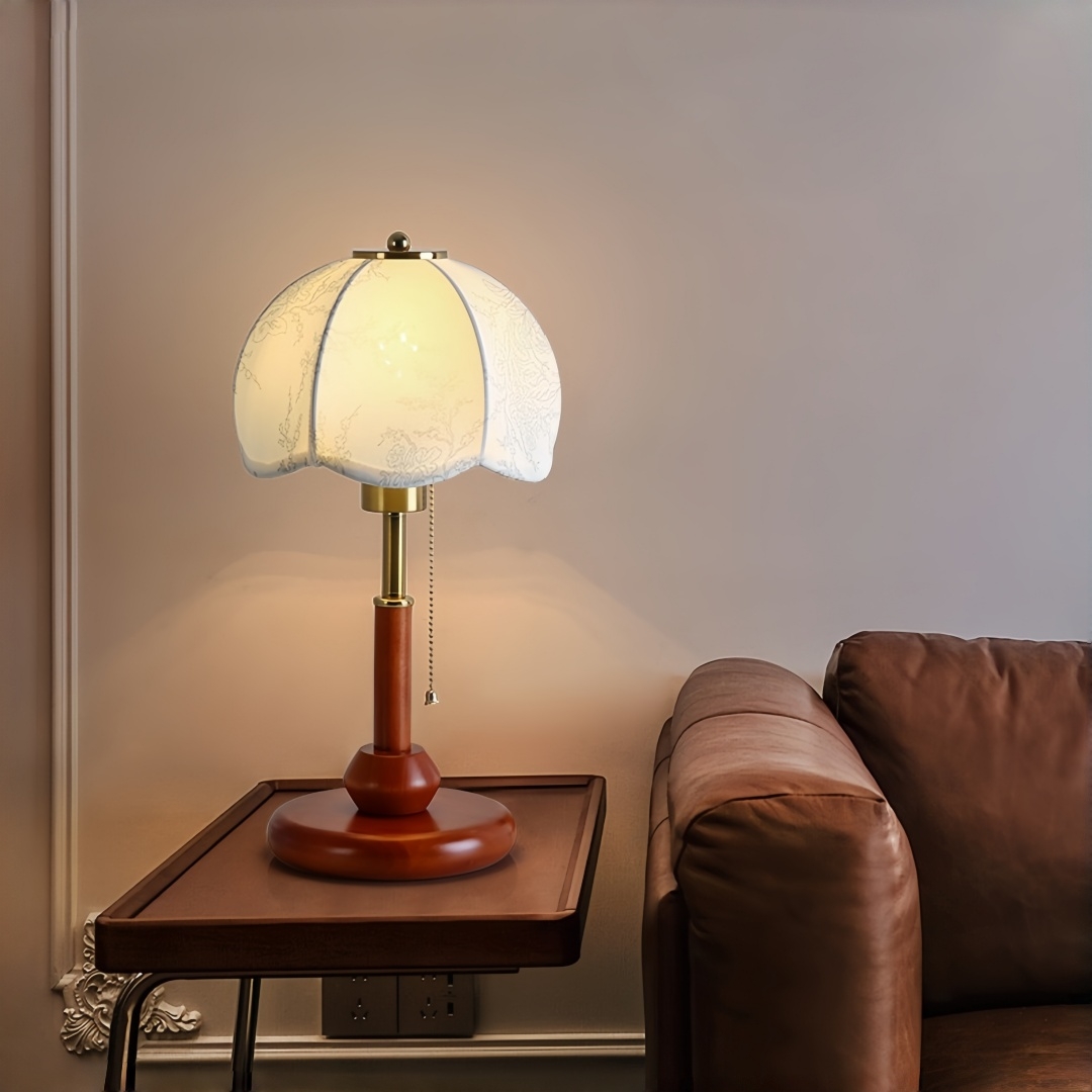 مصباح طاولة قبة مزخرفة بتصميم  - مراجعة Lighting Decor For Bedroom وسعره