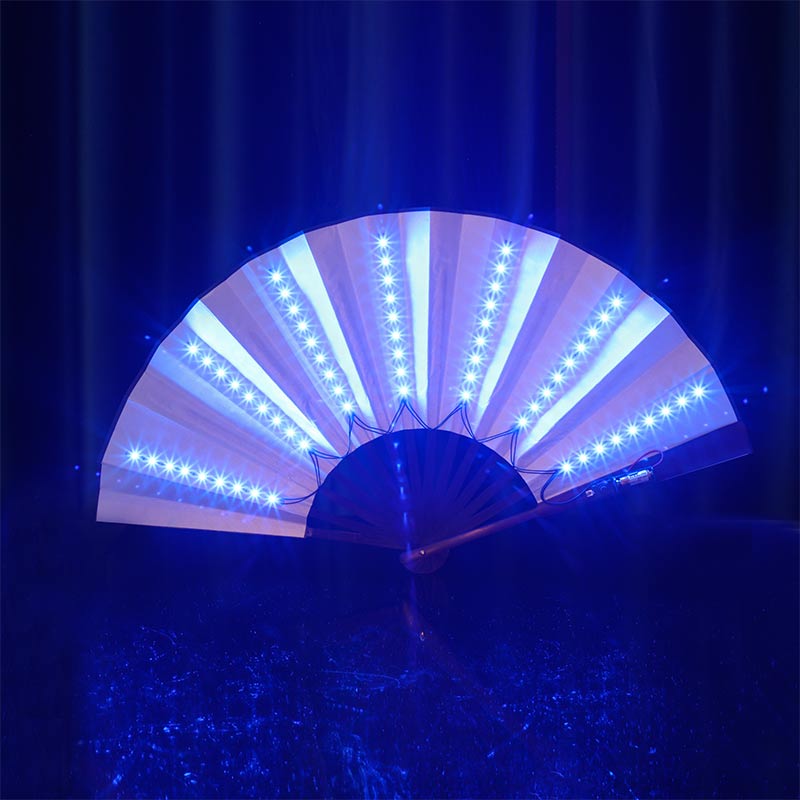 للطي مروحة اليد مع مصباح ليد م - مراجعة Decor Lighting Fans وسعره