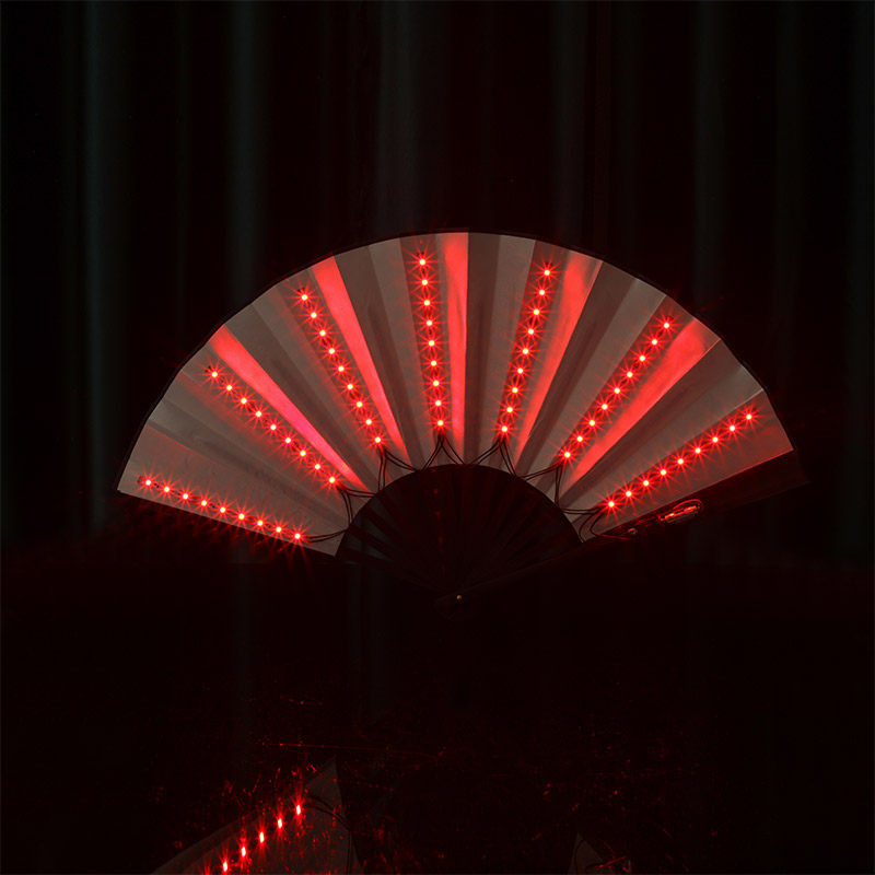 للطي مروحة اليد مع مصباح ليد م - مراجعة Decor Lighting Fans وسعره