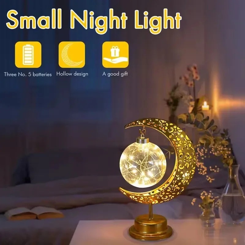 رمضان LED ضوء الليل الدورية ال - مراجعة Led Moon Lamp وسعره