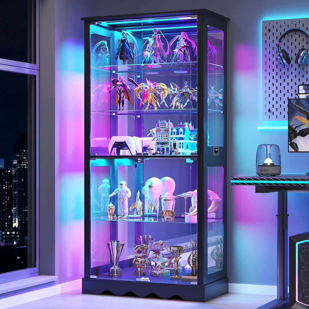 خزانة عرض زجاجية بـ 6 طبقات، خ - مراجعة Lighting & Home Decor Studio وسعره