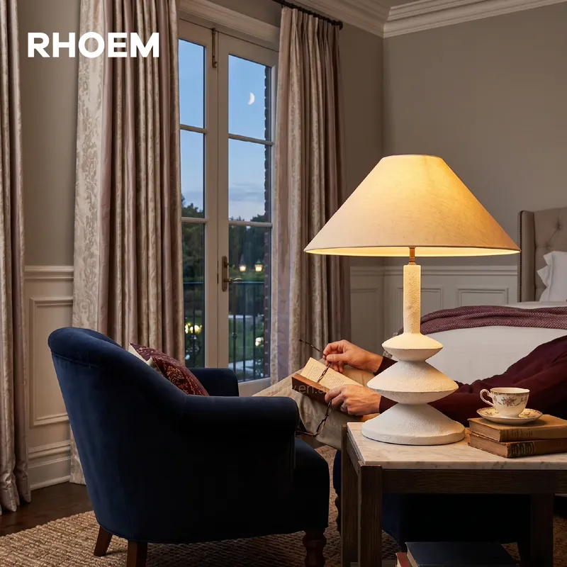 مصباح طاولة بيسارو من RHOEM لل - مراجعة Lighting Decor For Bedroom وسعره