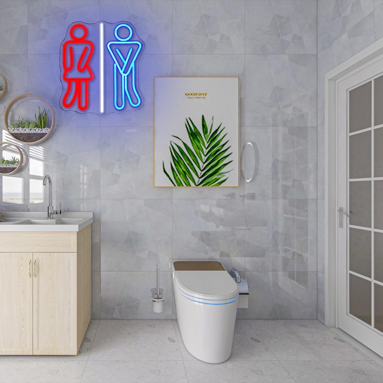 لافتات نيون للحمامات، إضاءة LE - مراجعة Office Lighting Decor وسعره