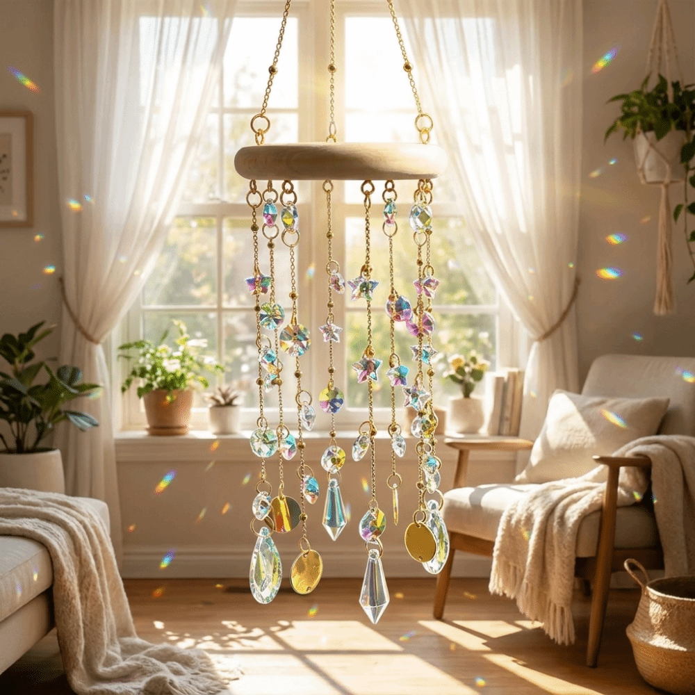 فكرة هدية: معلقة كريستالية لال - مراجعة Outdoor Lighting Decor Ideas وسعره