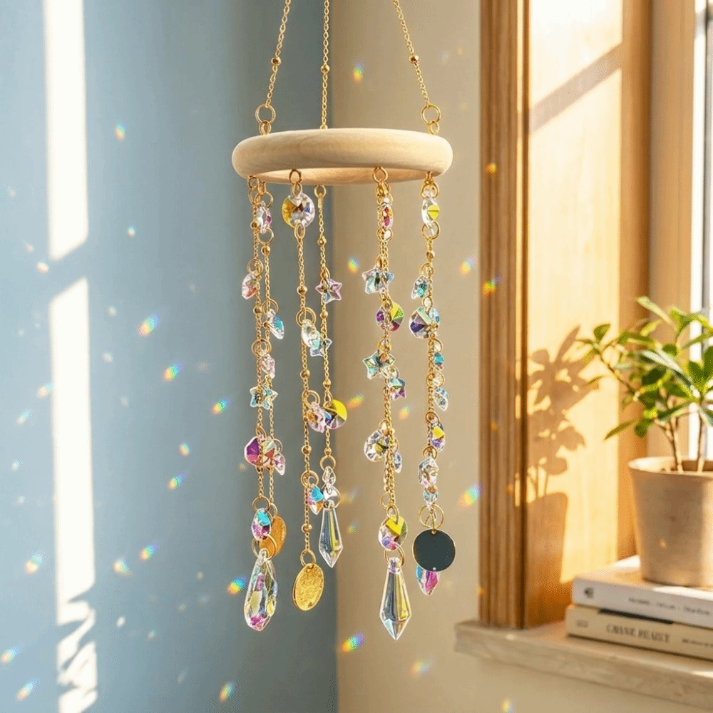 فكرة هدية: معلقة كريستالية لال - مراجعة Outdoor Lighting Decor Ideas وسعره
