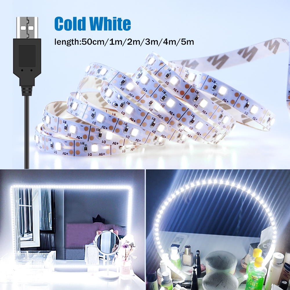 DC5V LED مرآة لوضع مساحيق التج - مراجعة Lighting Bolt Decor وسعره