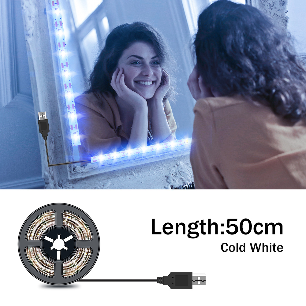 DC5V LED مرآة لوضع مساحيق التج - مراجعة Lighting Bolt Decor وسعره
