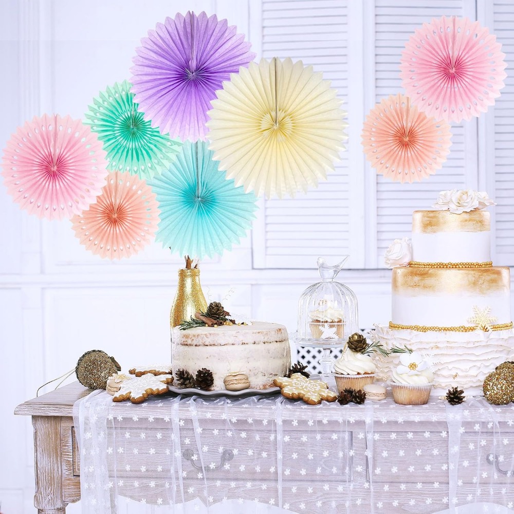 مراوح ورقية بألوان قوس قزح من  - مراجعة Decor Lighting Fans وسعره